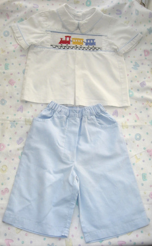Smocked white shirt steam - white,