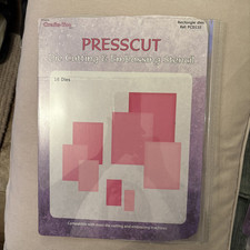 Rectangle Dies Presscut PCD133 16 Dies By Crafts-Too Dies 