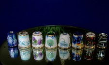 Thimbles - Swarovski Crystal Tops - The Thimble Collectors Guild - Back Stamped