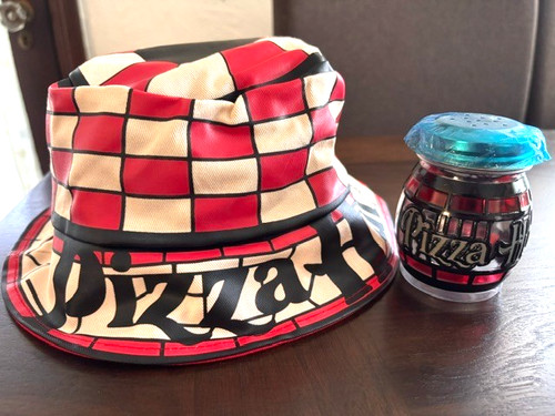 Pizza hut chain bucket hat - pizza,