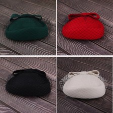 Lady Wedding Fascinator Pillbox Church Hat