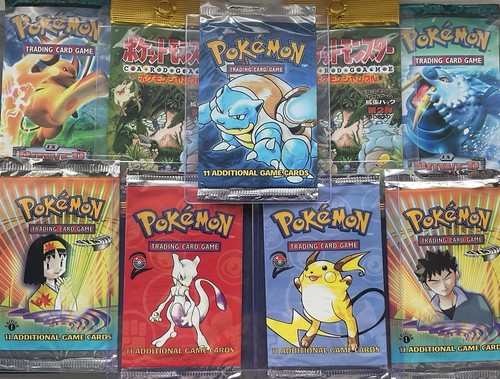 Pokemon vintage empty booster - pokemon,