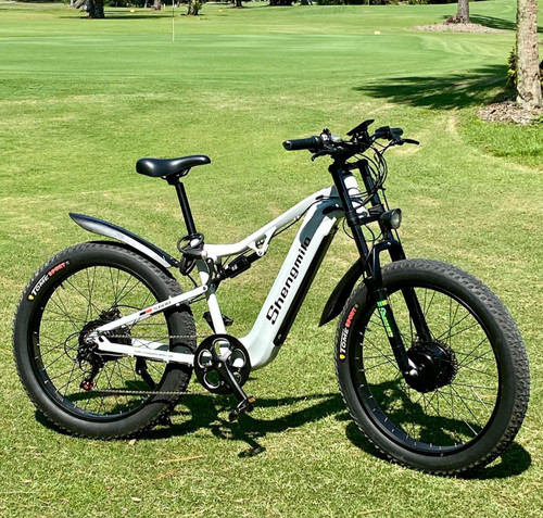 Dual motor electric bike - bike, 26"