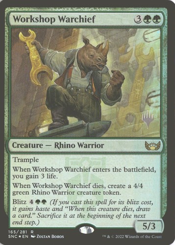 Mtg workshop warchief - workshop, (165)