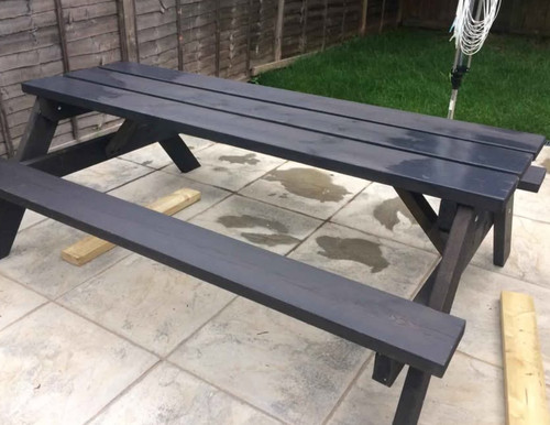 Picnic bench 6ft - bench, 1.8m/6ft