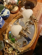 Vintage Ornate Brass Electric