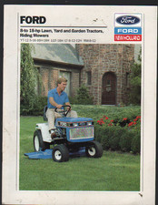 1989 FORD Lawn. Yard, Garden Tractors and Riding Mowers Brochure Leaflet