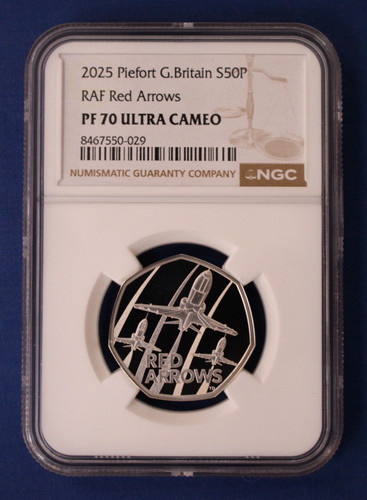 2025 silver piedfort proof 50p - silver,