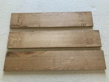 Rough sawn oak hardwood timber x3 pieces