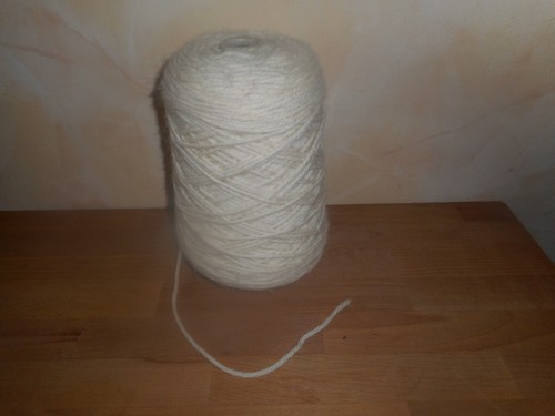 Pure wool cream aran - cream, knitting