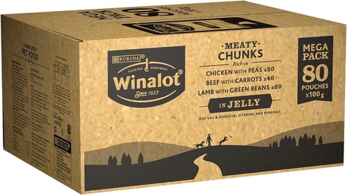 Winalot dog food pouches mixed - food,
