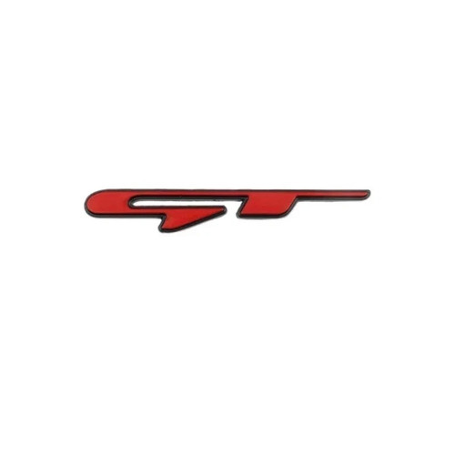Metal line grille badge - gt,