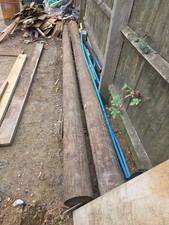 Wooden telegraph poles