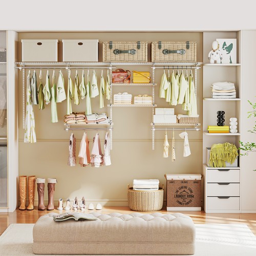 Wall mounted custom closet kit - wall-mounted,