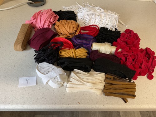 Assorted haberdashery trims - haberdashery,