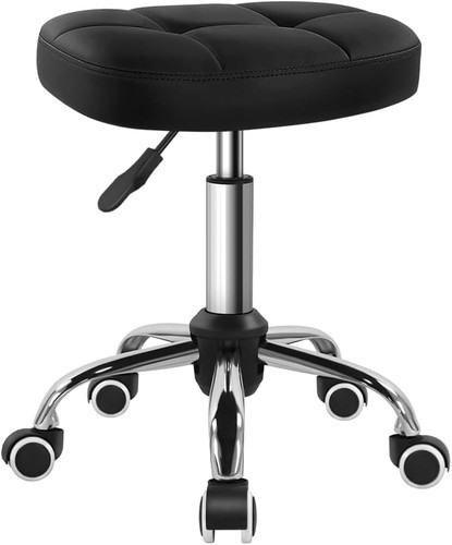 Black minimalist swivel - minimalist, stool