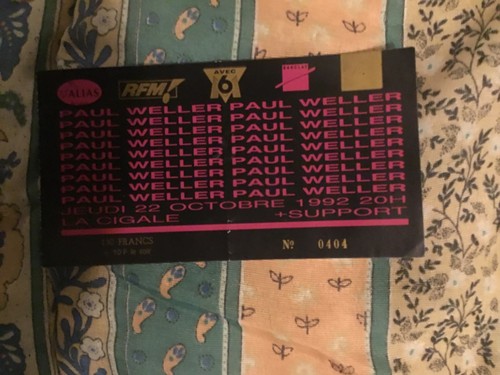 Old concert tickets - old,