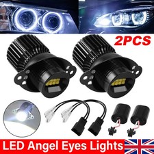 2x LED Angel Eyes Halo Ring