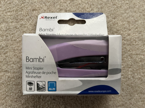 Rexel bambi mini - stapler, with