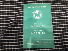 Matchless G2/G5 instruction
