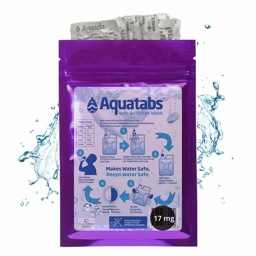 Water purification tablets - purification,
