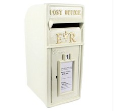Elizabeth Regina White ER Post Box Wedding Royal Mail HIRE