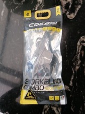 Cressi Adult Snorkeling Combo Mask and Snorkel Set