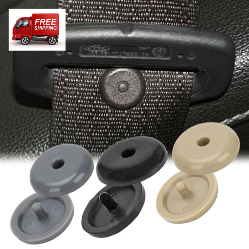 Car seat belt stop button - seat,