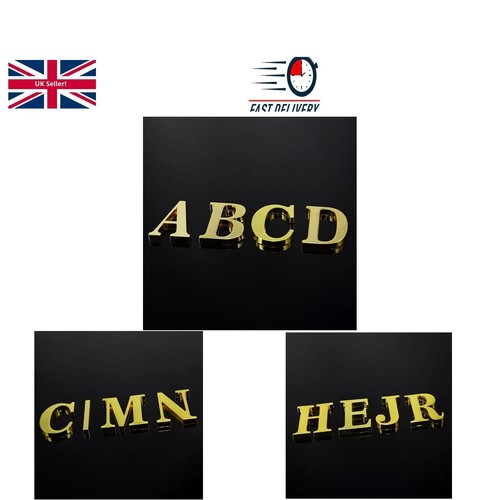 Metal letters self adhesive - metal,