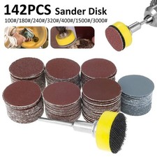 Sanding Discs Pad Kit for Drill Grinder Rotary Tools + Backing Pad x120