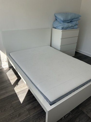 Ikea malm double bed - ikea,