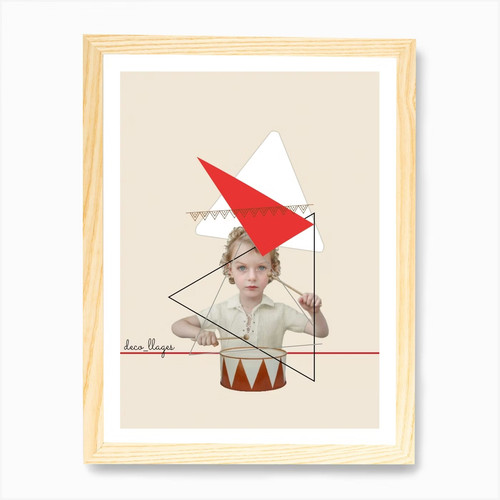 Tambour art print framed - tambour, wall