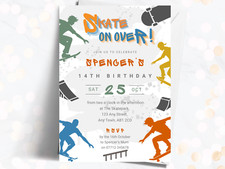 Skateboarding PERSONALISED