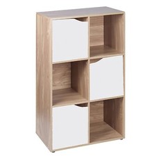 6,9 Cube Oak Modular Bookcase