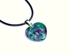 Crystal heart pendant - pendant, with