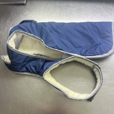 Navy Blue Fleeced Dog Coat