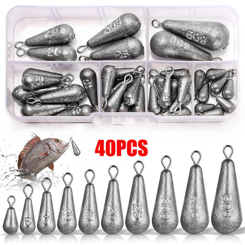 Fishing weights drop - drop, shot
