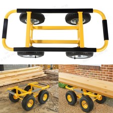 Dolly Trolley Removal Cart 20.5cm Pneumatic Wheels for Moving Bulky Furniture