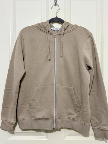 Primark beige zipper hoodie - beige,