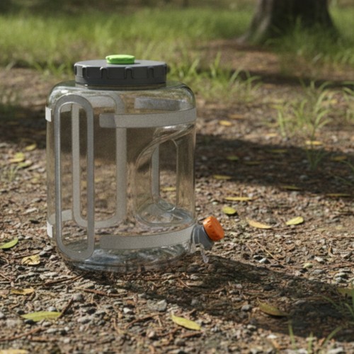 Water storage container with - water,