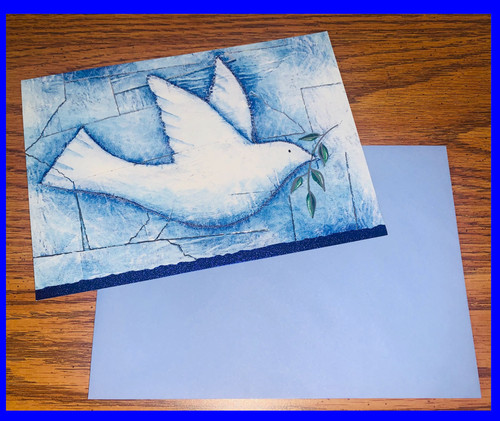 White dove christmas cards - dove,