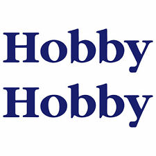 STAR SAM® 2x HOBBY caravan stickers camping car caravane adhesives Mobil Home