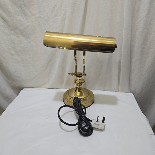 Vintage brass bankers desk - vintage,