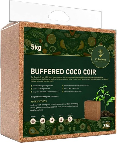 Organic buffered coco coir - buffered,