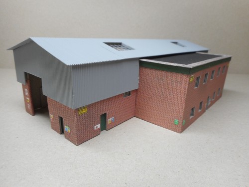 Gauge locomotive shed model - n,