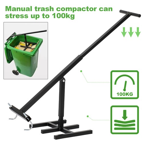 Wheelie bin compactor press - compactor,
