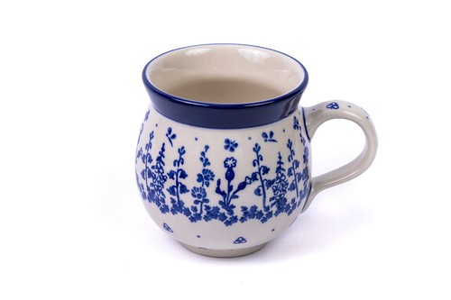 Polish pottery 210ml lady mug - pottery,