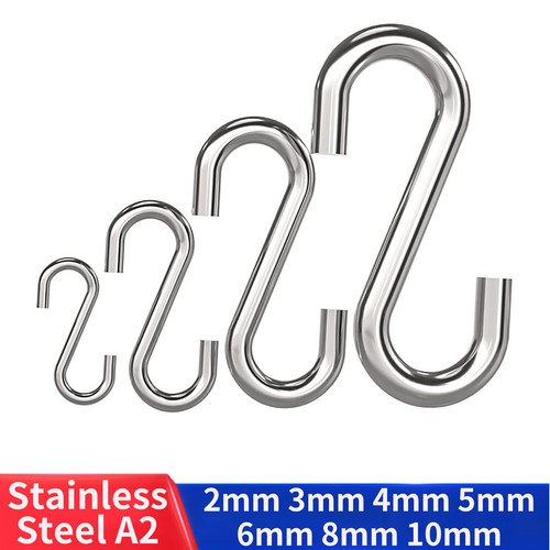 Stainless steel hooks - s,