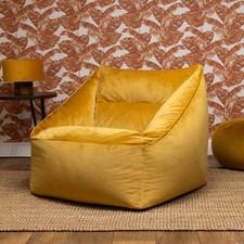 Adults Velvet Armchair Bean