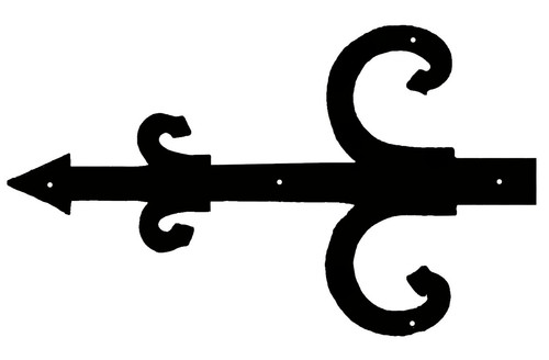 Pair false gothic garage - a, 24"